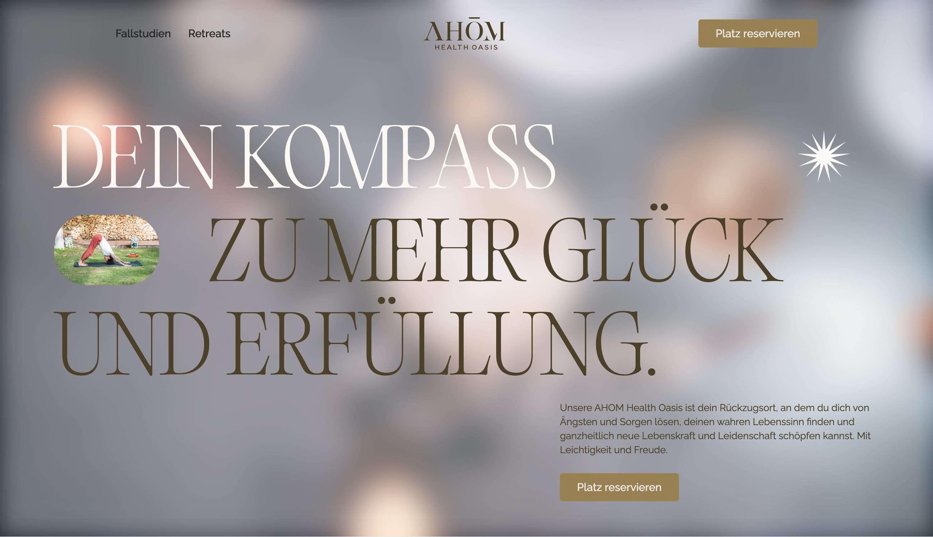 Die Health Oasis für deine Transformation.