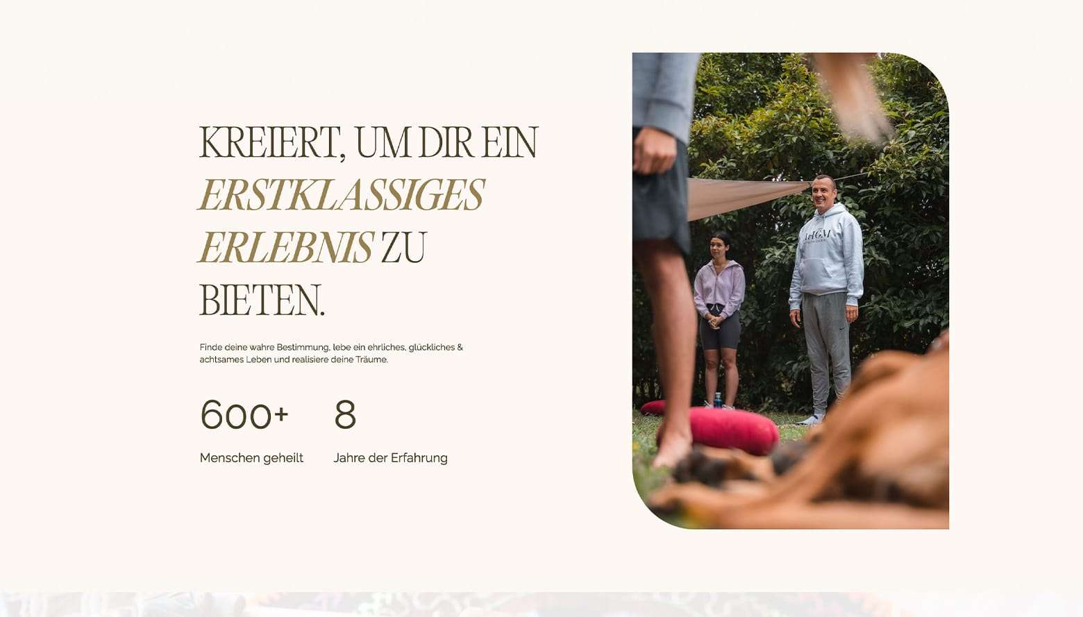 Die Health Oasis für deine Transformation.