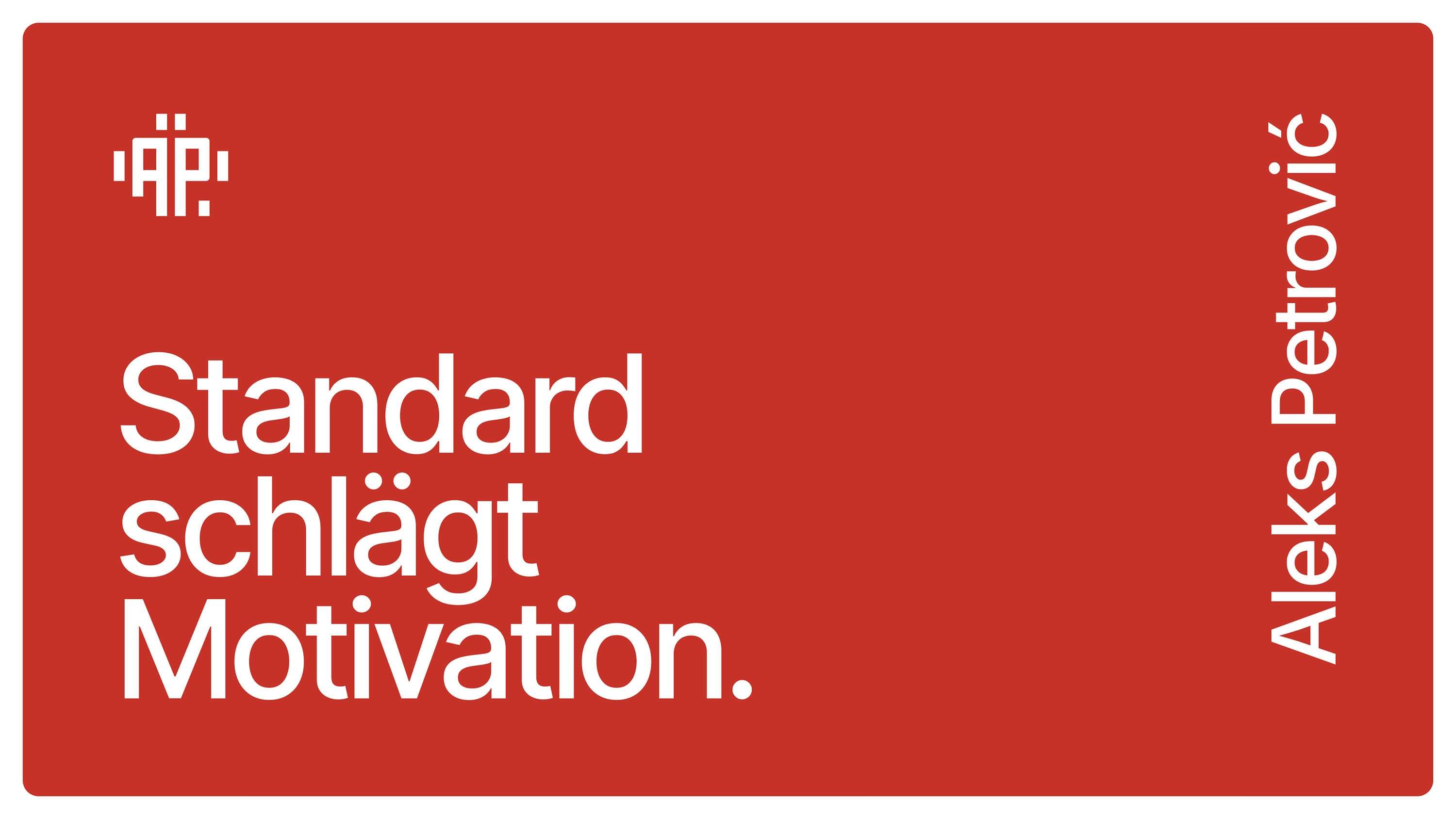 Aleks Petrović ist die Personal Brand für ruhige männliche Souveränität, die Verantwortung, Disziplin und gelebte Führung zu überprüfbaren Standards im Alltag systematisch formt.