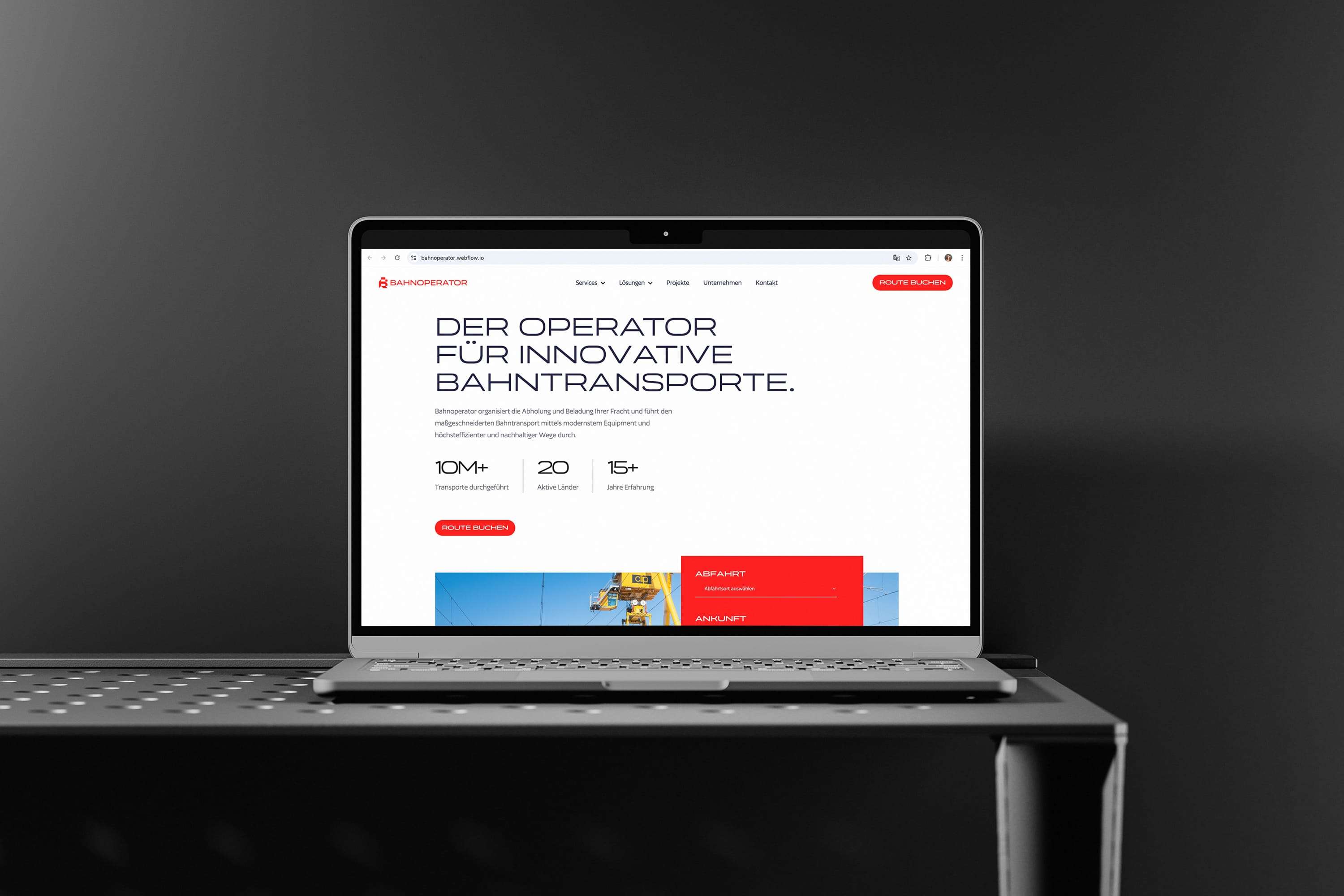 Bahnoperator supports companies in optimizing their logistics with tailored transport solutions and sustainable systems. With over 72 destinations and its own fleet of trains, the company offers comprehensive services to meet the individual needs of its customers.