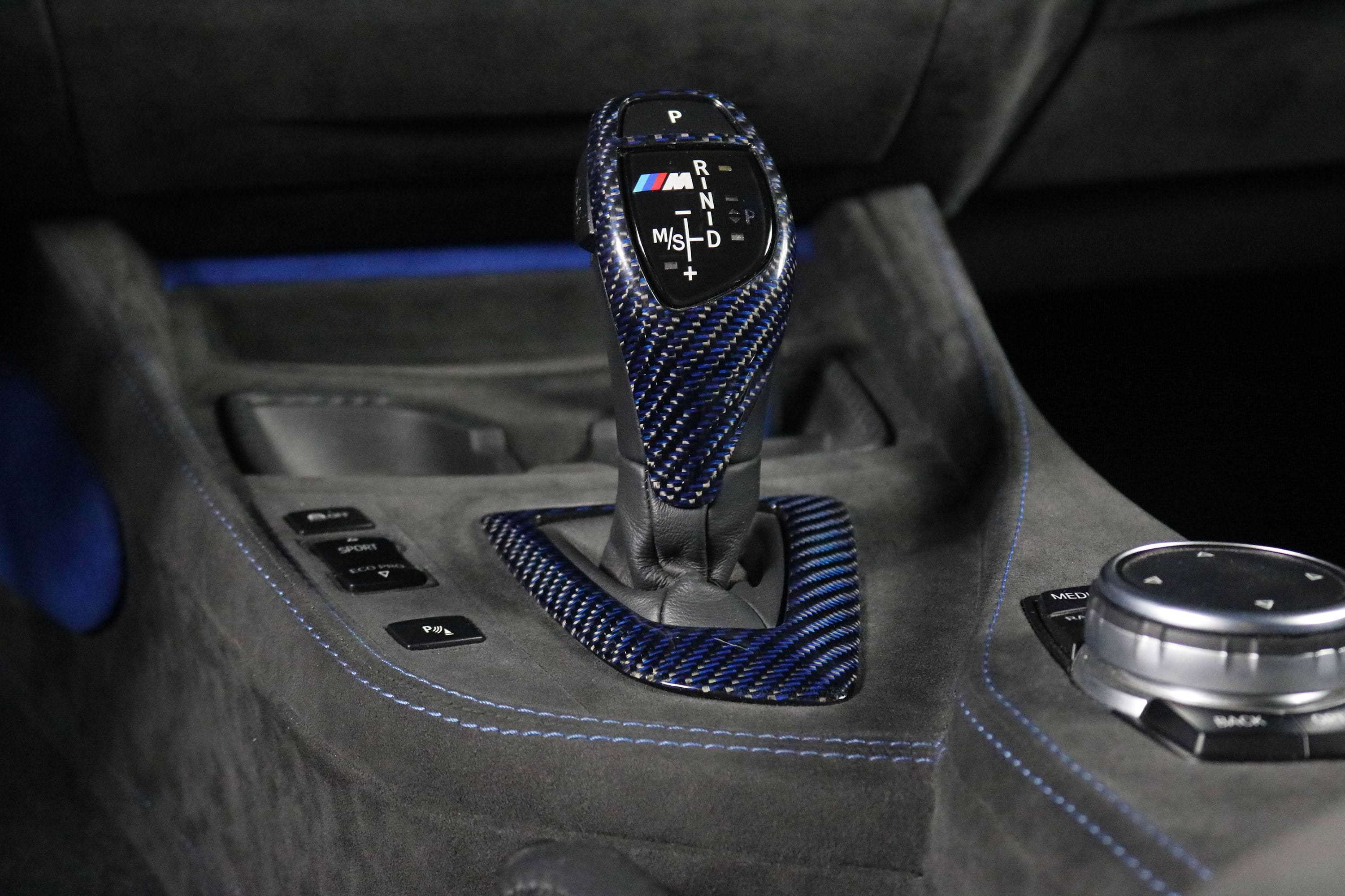 Alcantara, carbon and nappa leather detailing by the master.