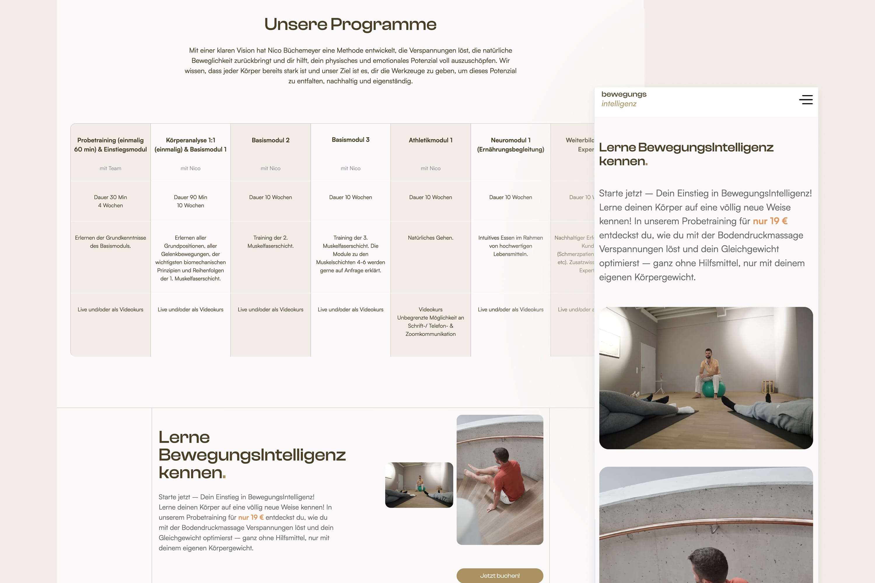 Bewegungsintelligenz optimiert Bewegung, reduziert Schmerzen und steigert körperliche und geistige Leistung durch moderne Bewegungsanalyse und maßgeschneiderte Trainings.