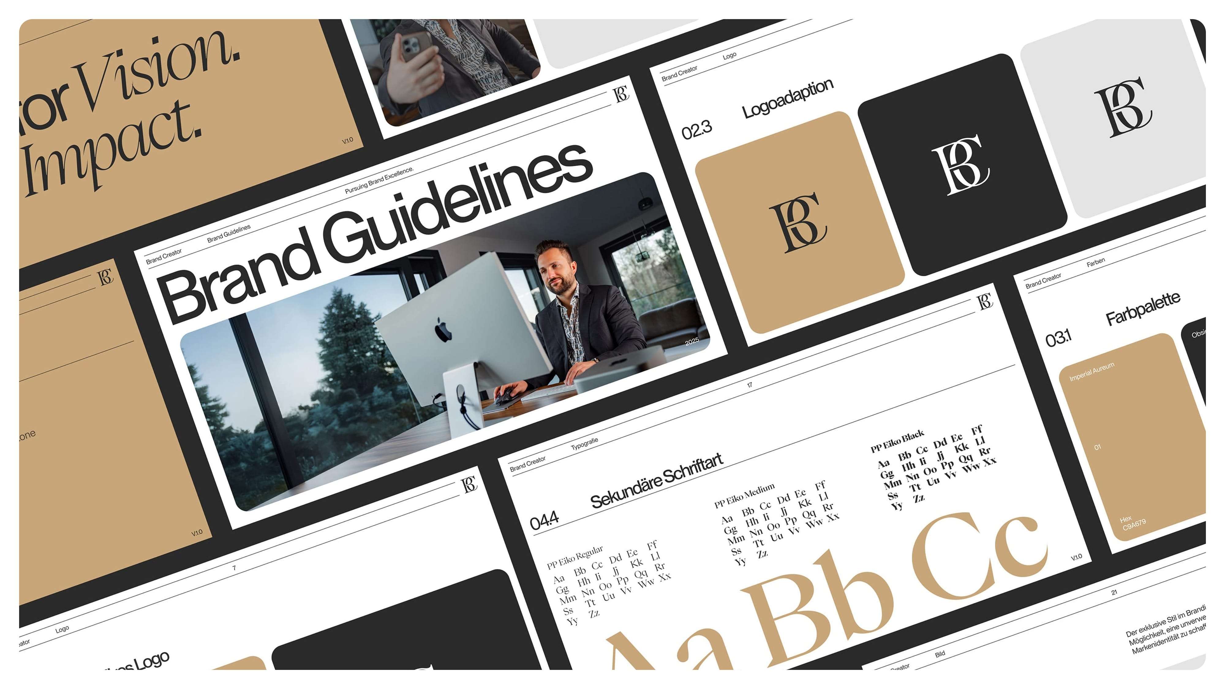 Brand Creator ist ein strategisches Brand Building Powerhouse, das sich an Premium- und Luxusmarken beteiligt und sie durch exzellente Markenarchitektur zu ikonischen Marktführern formt.