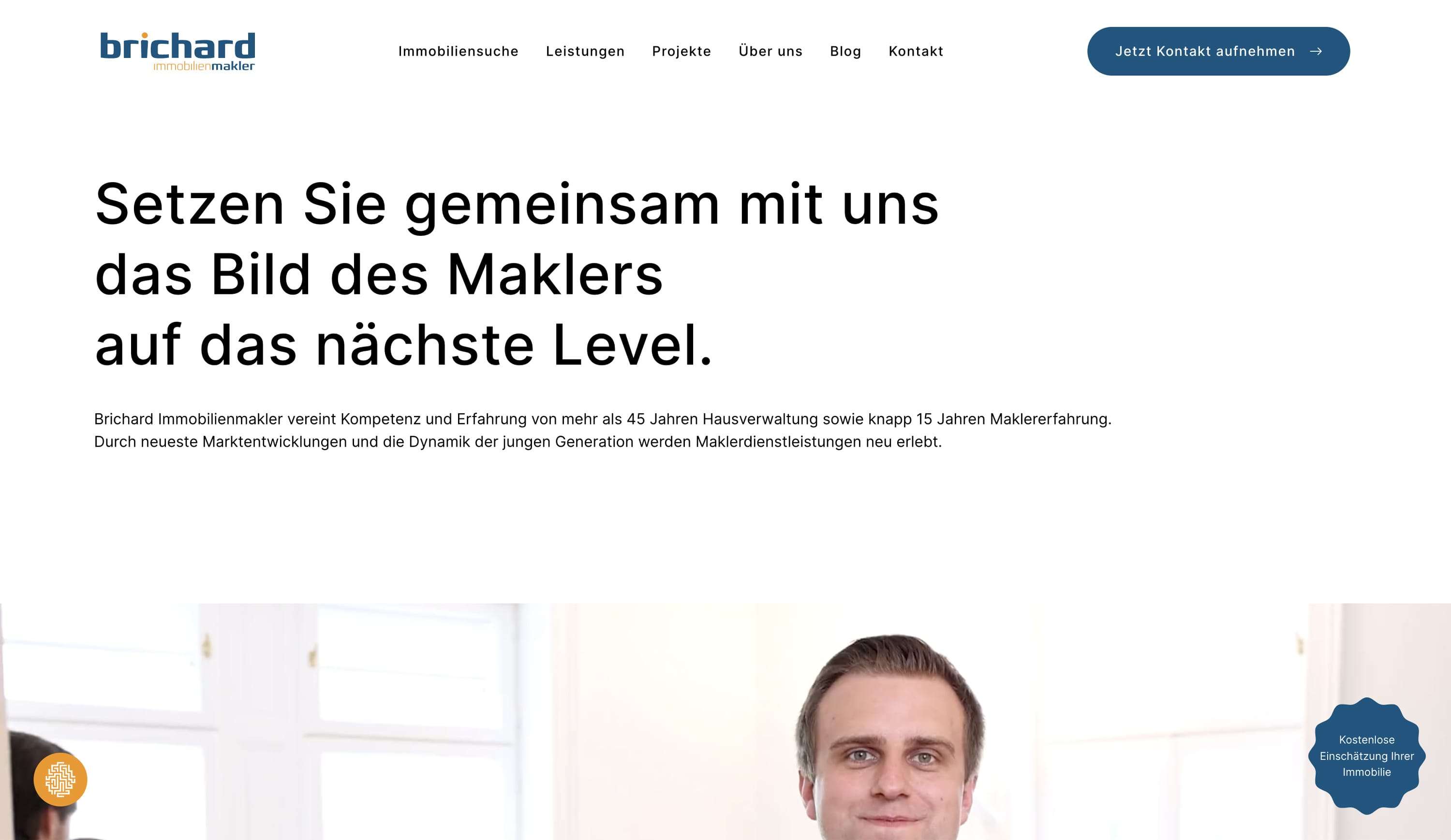 Setze gemeinsam mit Brichard das Bild des Maklers auf das nächste Level.