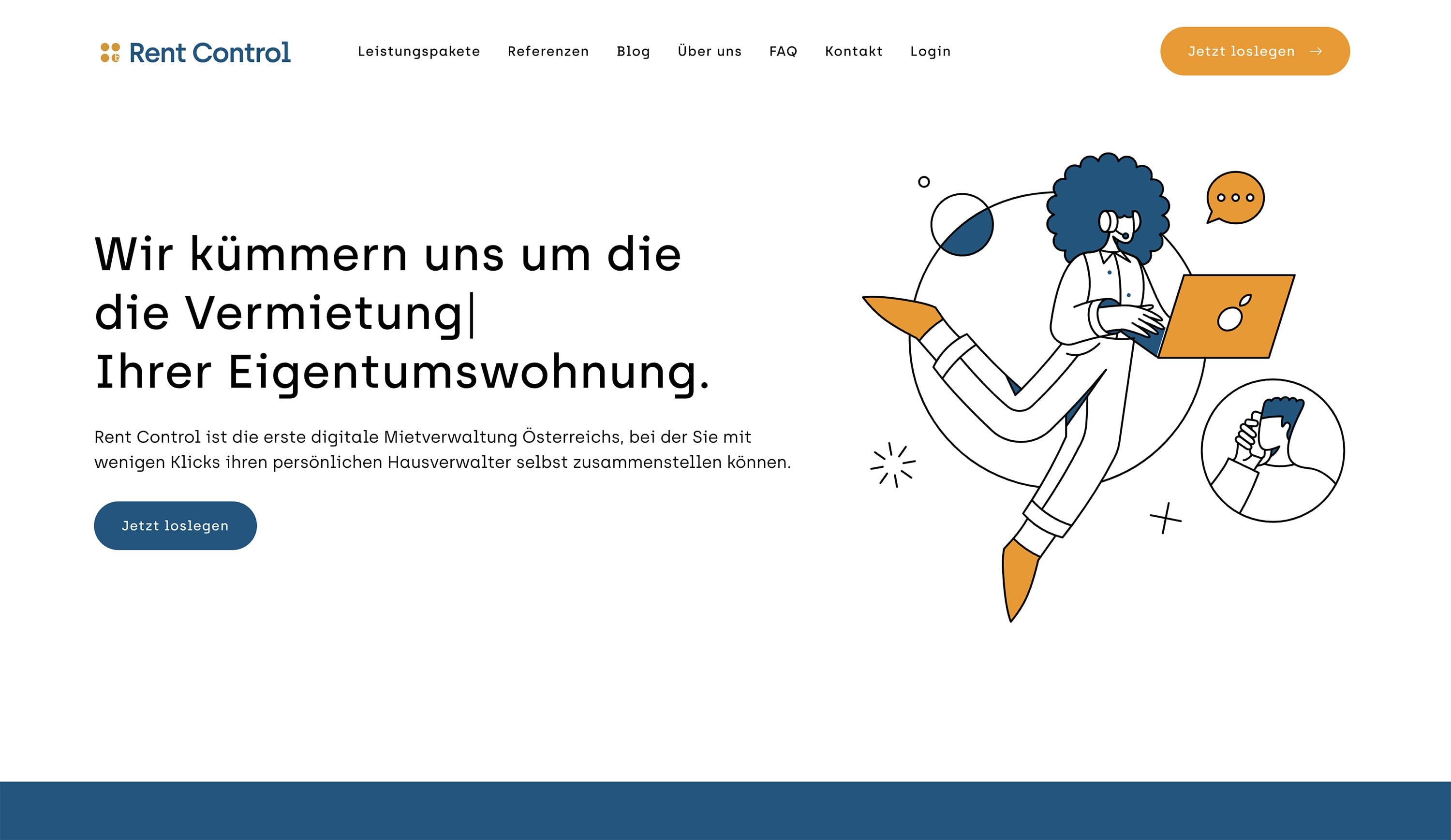 Rent Control übernimmt die Buchhaltung, Kommunikation, Verwaltung und Vermarktung deiner Eigentumswohnung.