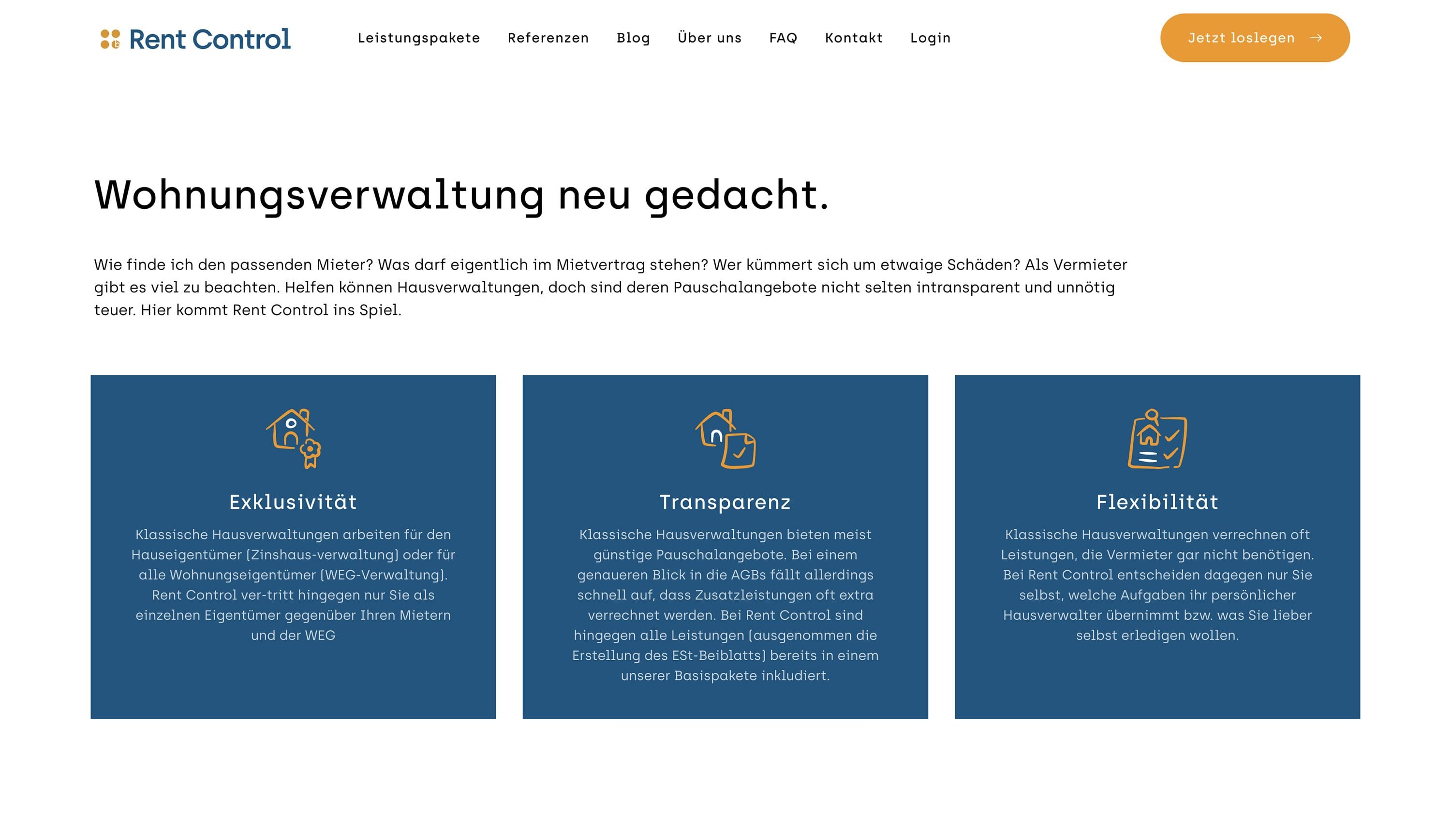 Rent Control übernimmt die Buchhaltung, Kommunikation, Verwaltung und Vermarktung deiner Eigentumswohnung.