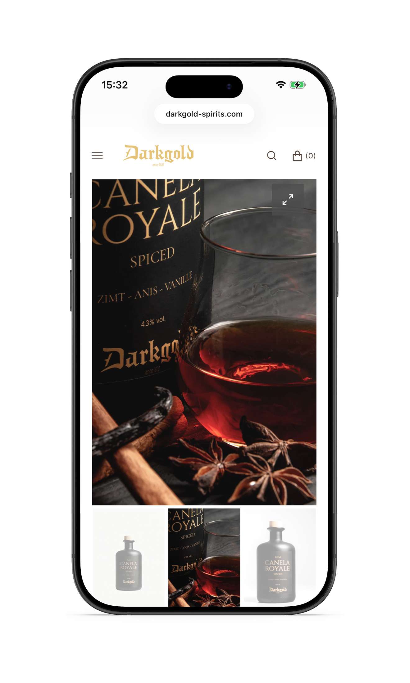 Darkgold | Webdesign