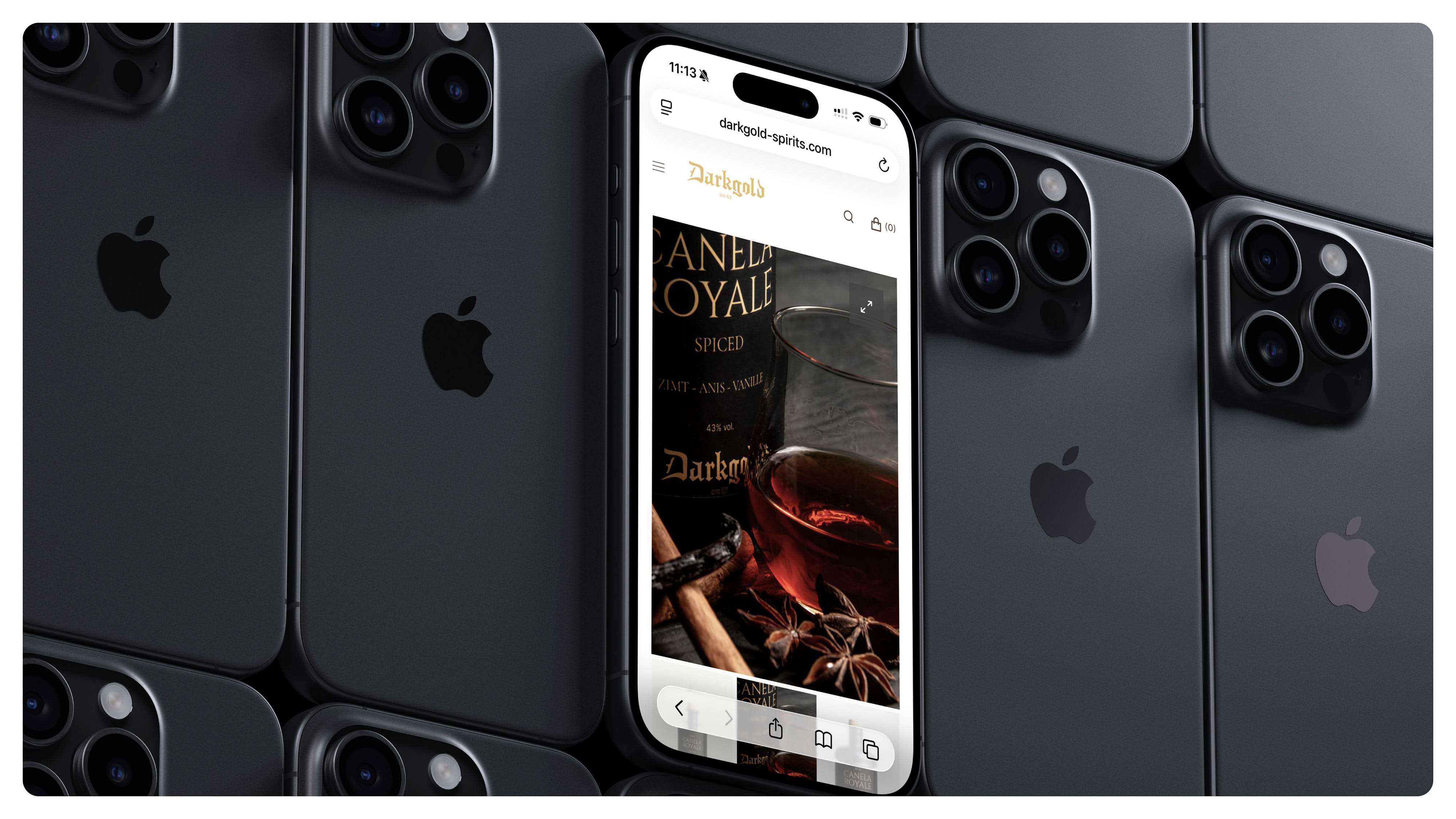 DARKGOLD is a premium spirits brand that stages rum and liqueur as quiet rituals, defined by iconic aesthetics and cultivated presence that make upper-premium tangible.