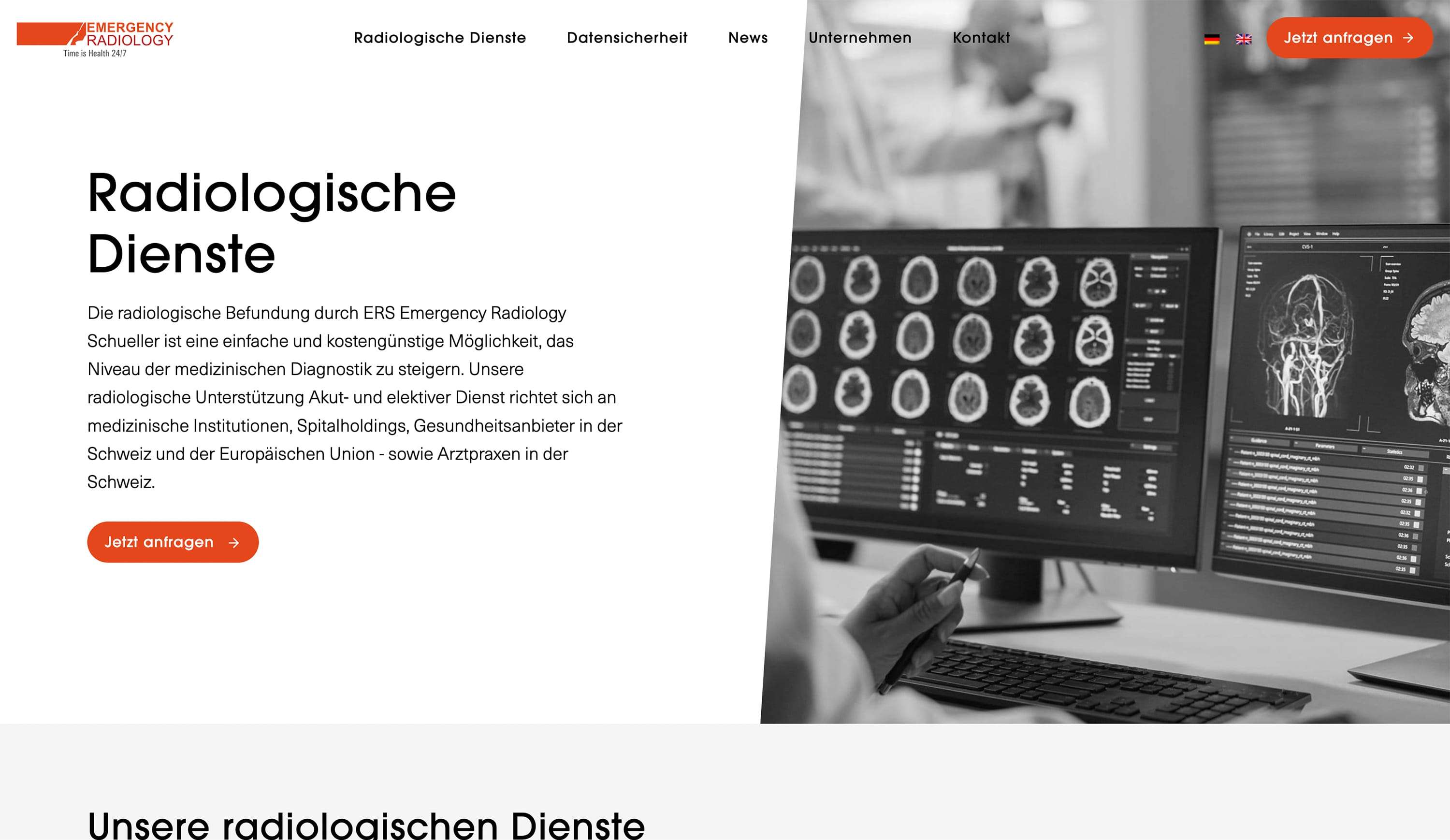 Radiologische Befundungen für Kliniken.