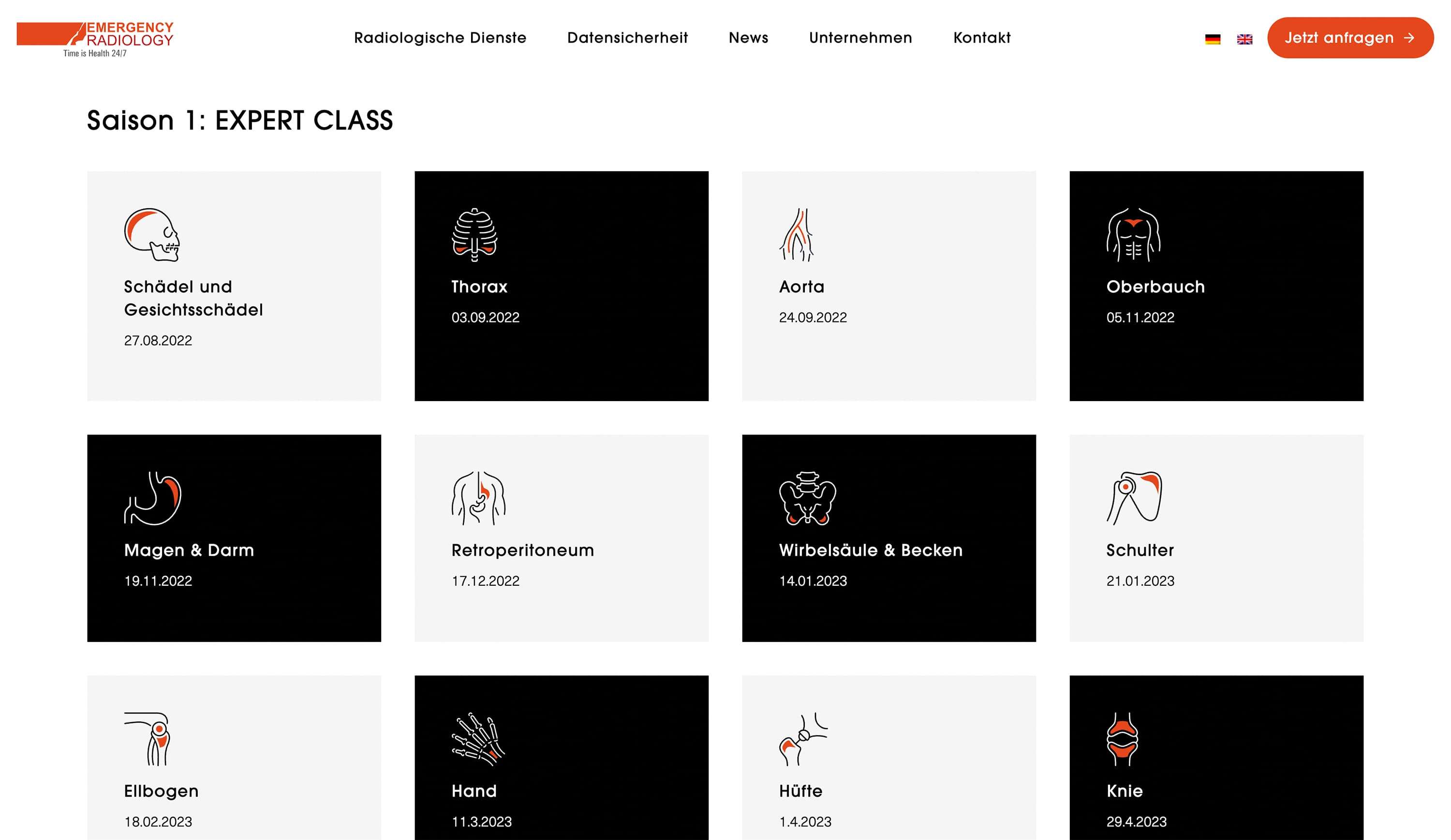 Radiologische Befundungen für Kliniken.