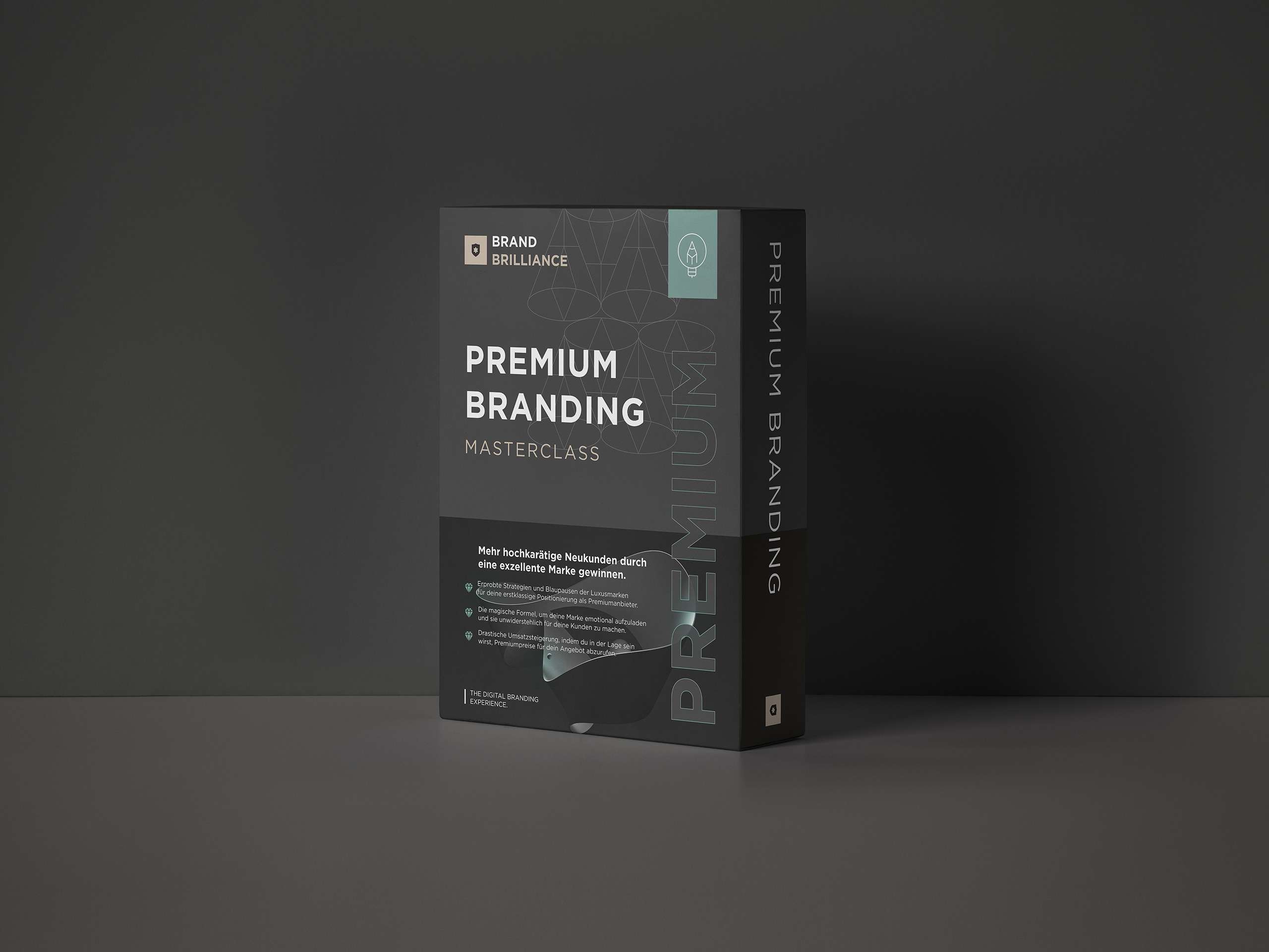 Premium Branding Masterclass: Der exklusive Premium Branding Kurs für Unternehmer, Dienstleister, Agenturen und Berater dient als deine digitale Blaupause, mit der du in der Lage sein wirst, dich als Premiumanbieter zu positionieren, deine Marke emotional aufzuladen und unwiderstehlich für deine Kunden zu werden.