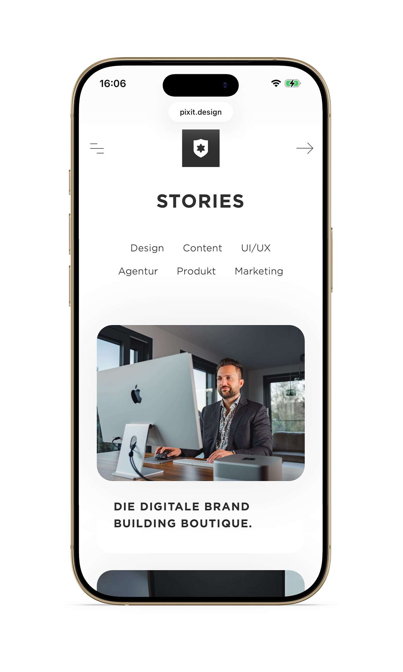 Stories | Webdesign