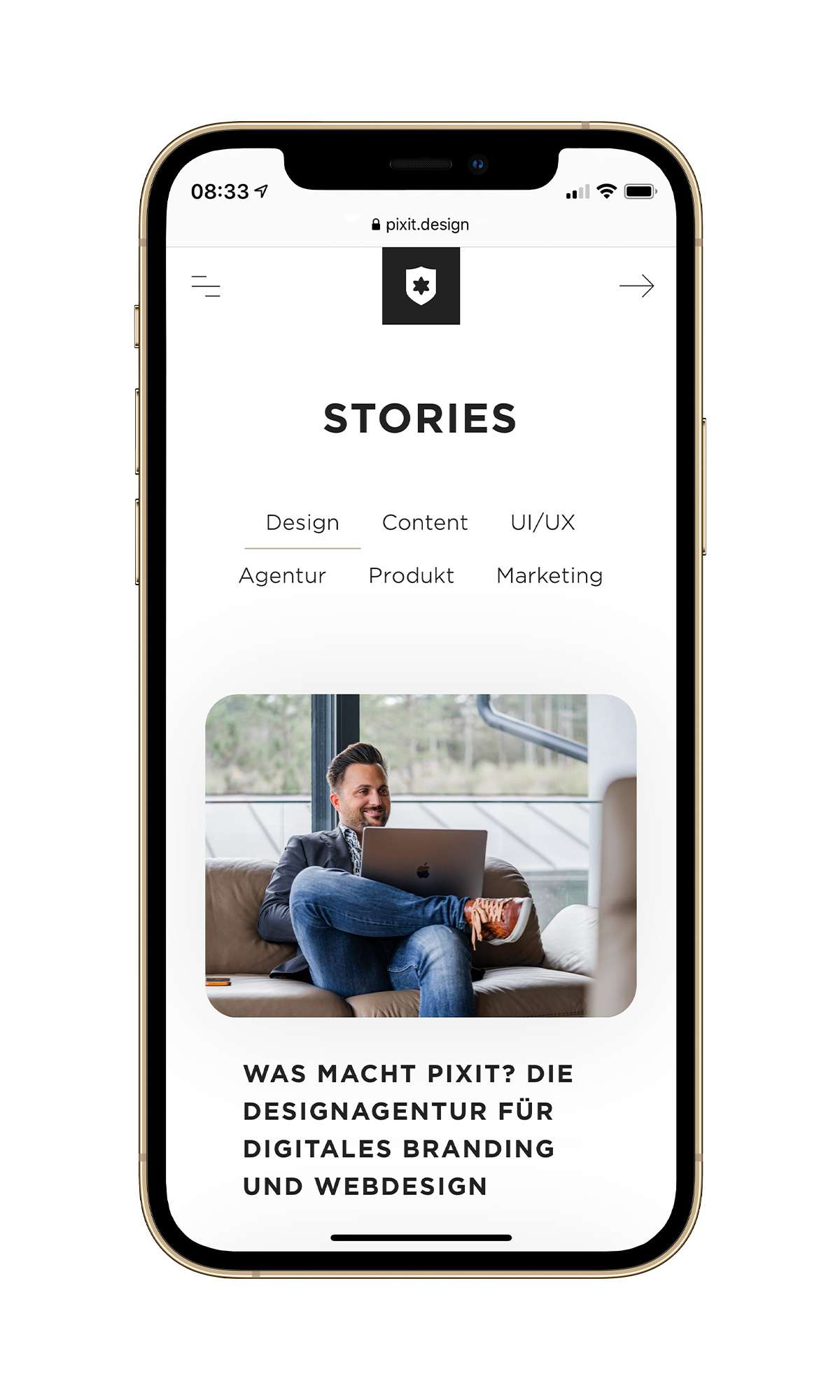 Stories | Webdesign