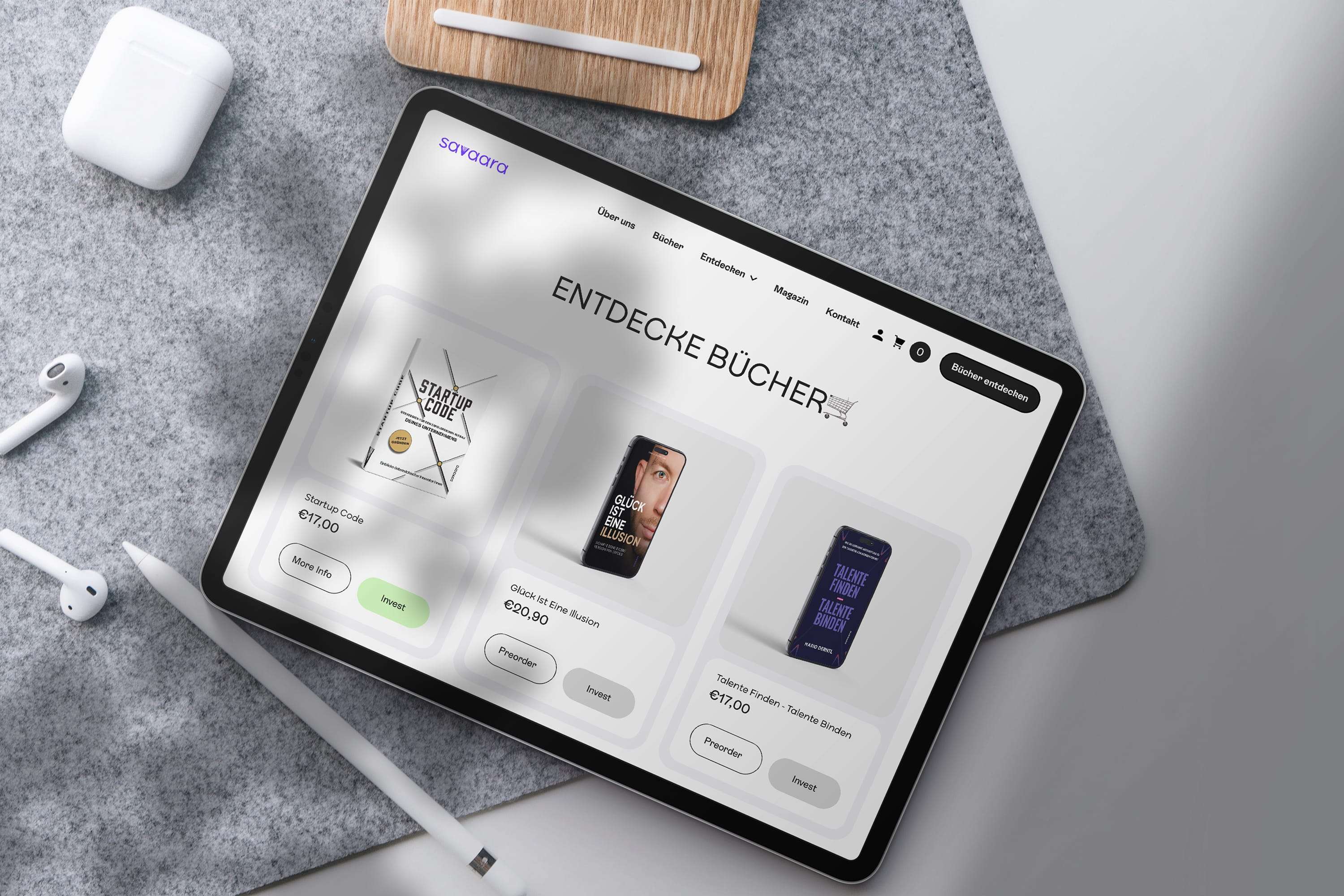 SAVAARA ist ein innovativer Verlag und eine Crowdinvesting-Plattform, die Autoren, Investoren und Leser vereint, um Buchprojekte gemeinsam umzusetzen. Mit einem ganzheitlichen Ansatz und aktiver Community eröffnet SAVAARA neue Möglichkeiten im Prozess der Bucherstellung.