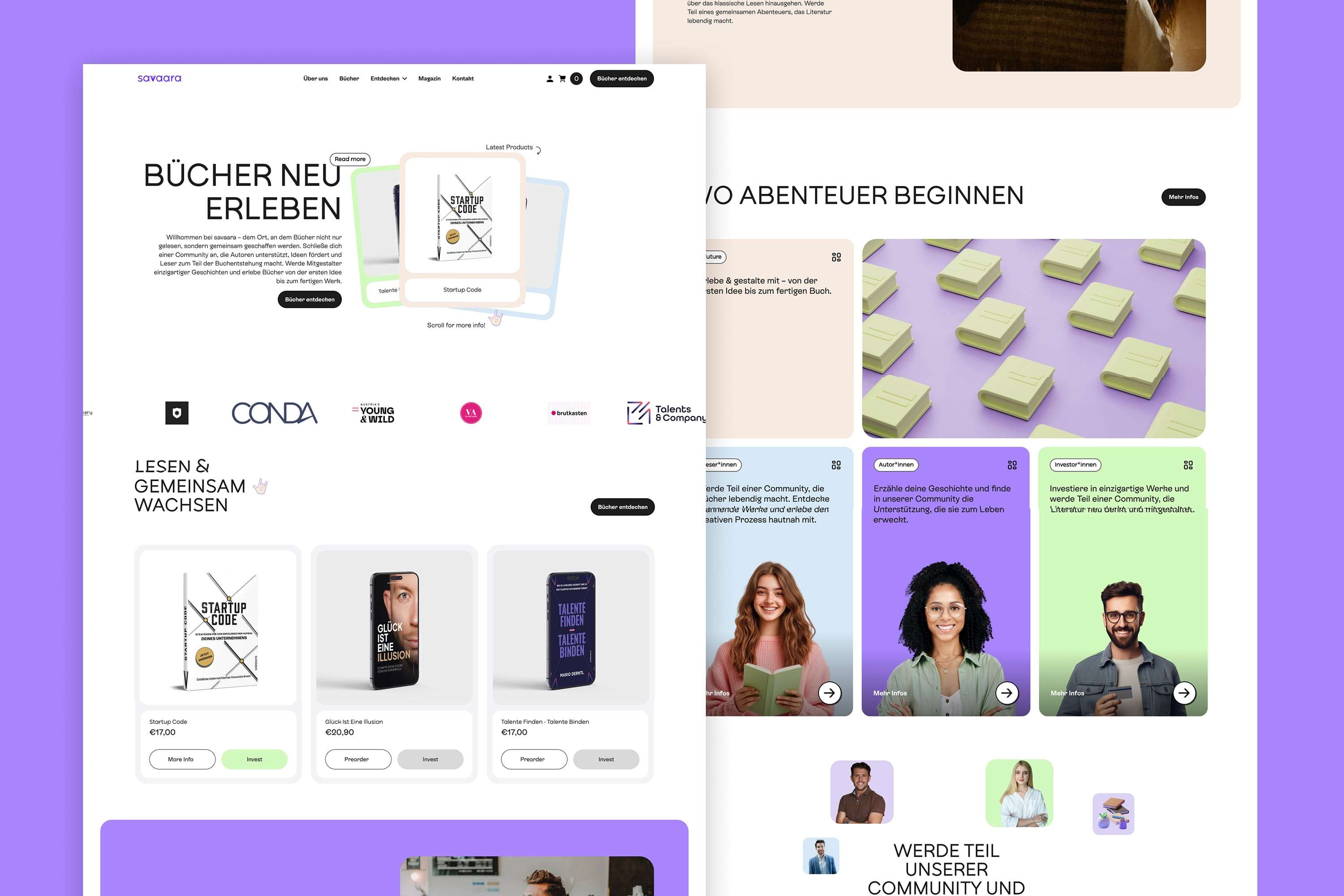 SAVAARA ist ein innovativer Verlag und eine Crowdinvesting-Plattform, die Autoren, Investoren und Leser vereint, um Buchprojekte gemeinsam umzusetzen. Mit einem ganzheitlichen Ansatz und aktiver Community eröffnet SAVAARA neue Möglichkeiten im Prozess der Bucherstellung.