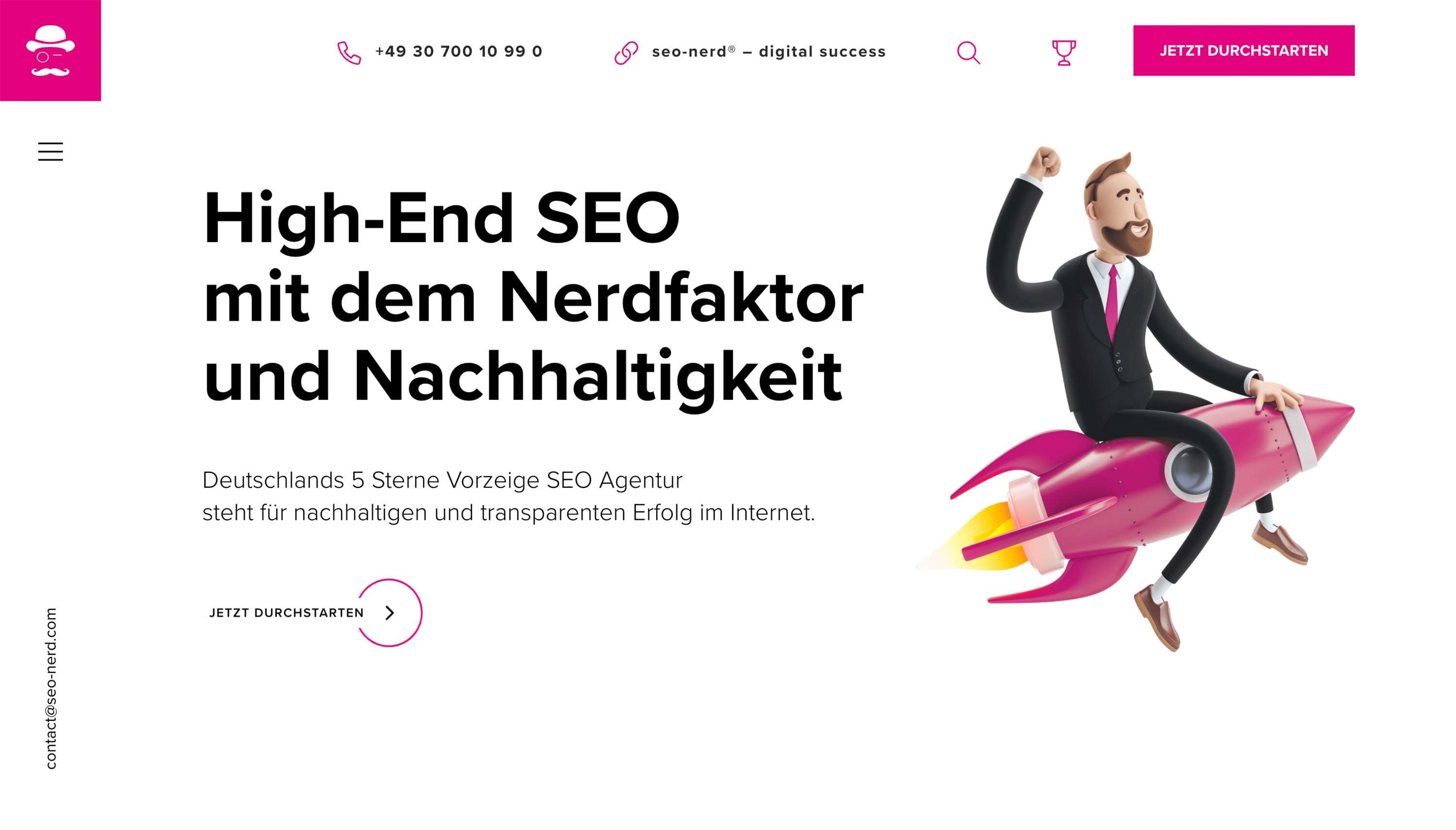 Germany's 5 star high-end SEO agency stands for sustainable and transparent success on the Internet.