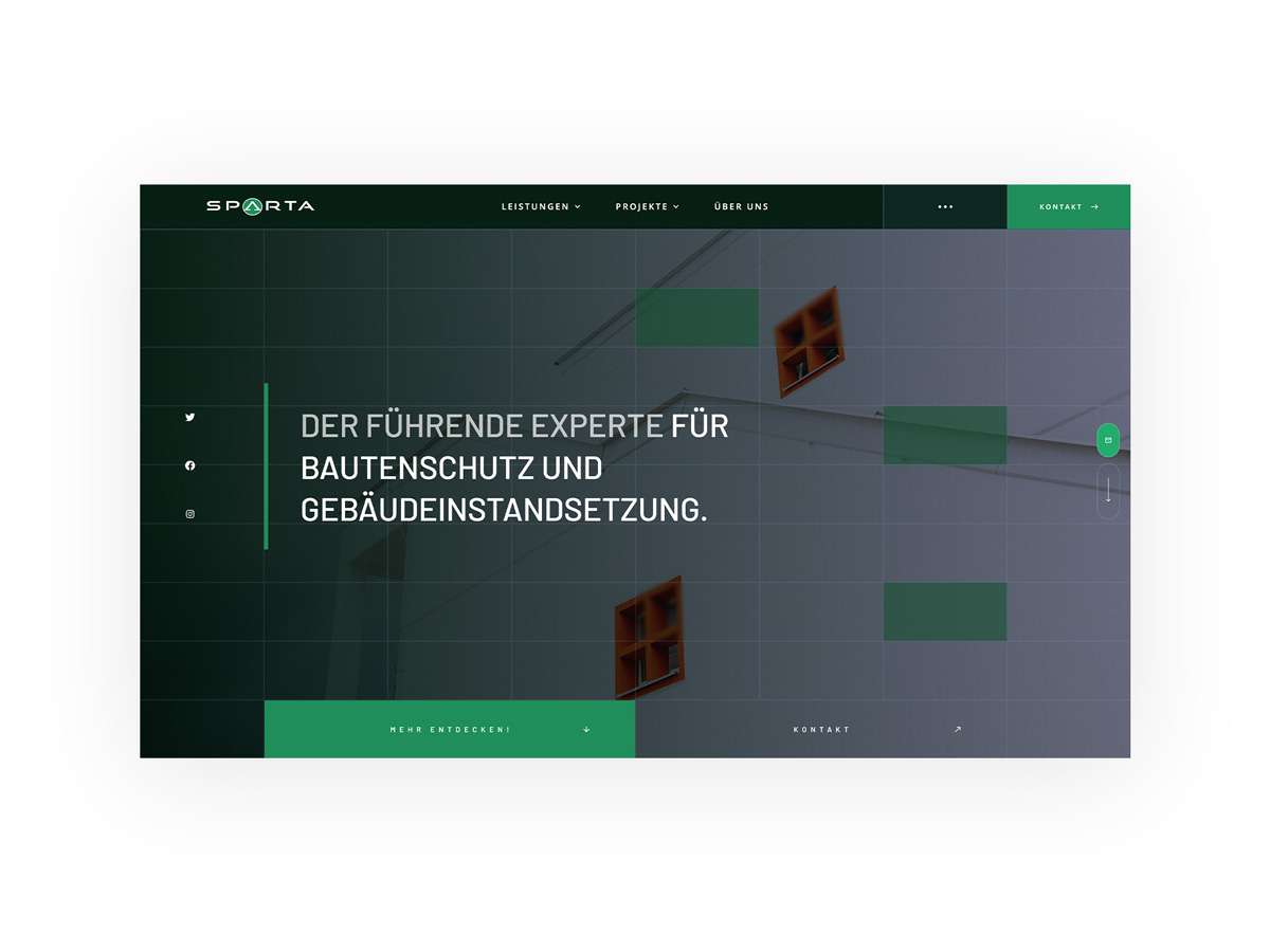 Sparta Bautenschutz | Webdesign