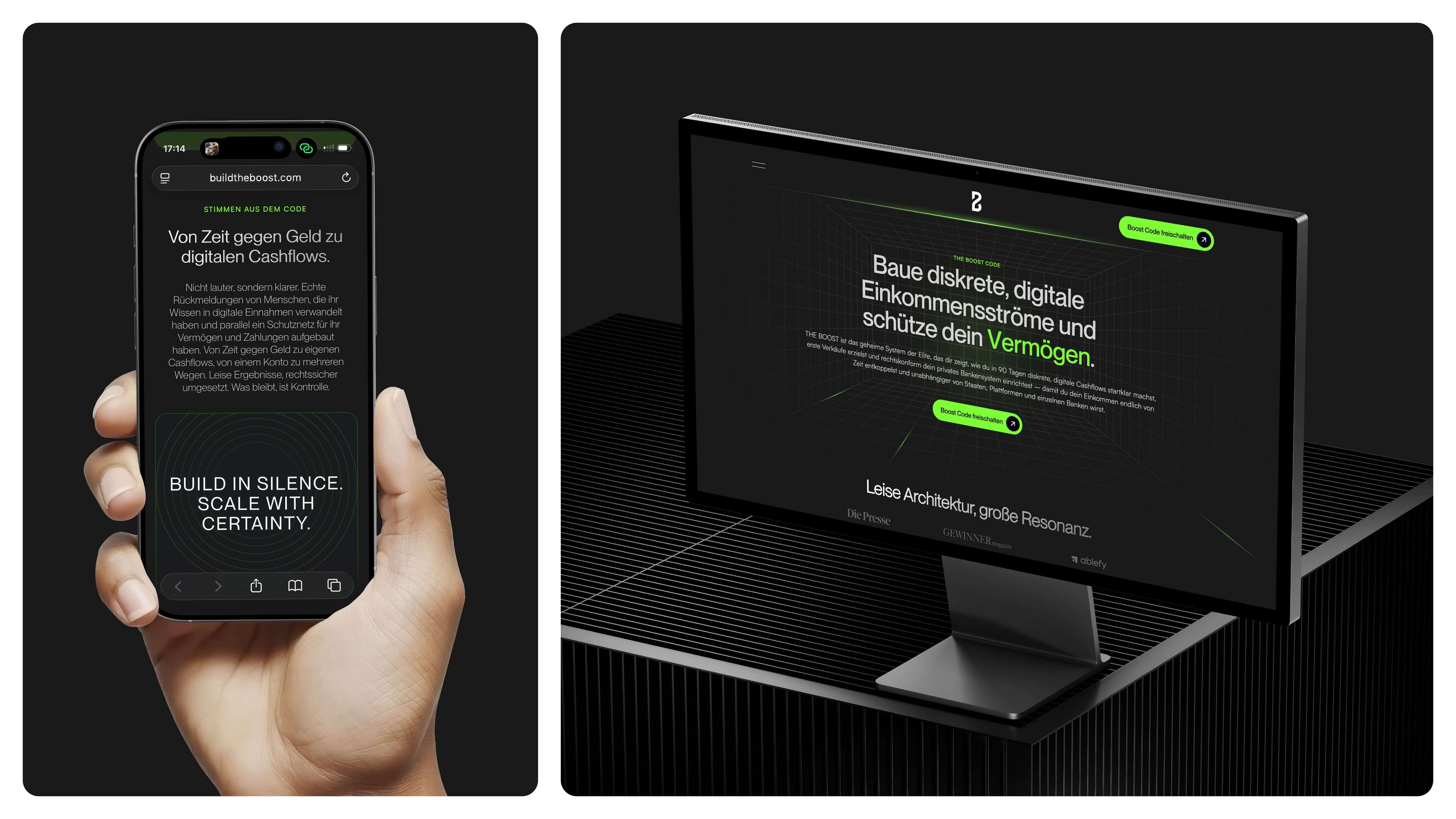 THE BOOST ist ein diskretes System der Elite für digitalen Vermögensaufbau, das Einkommen von Zeit entkoppelt und finanzielle Souveränität strukturiert und skalierbar ermöglicht.