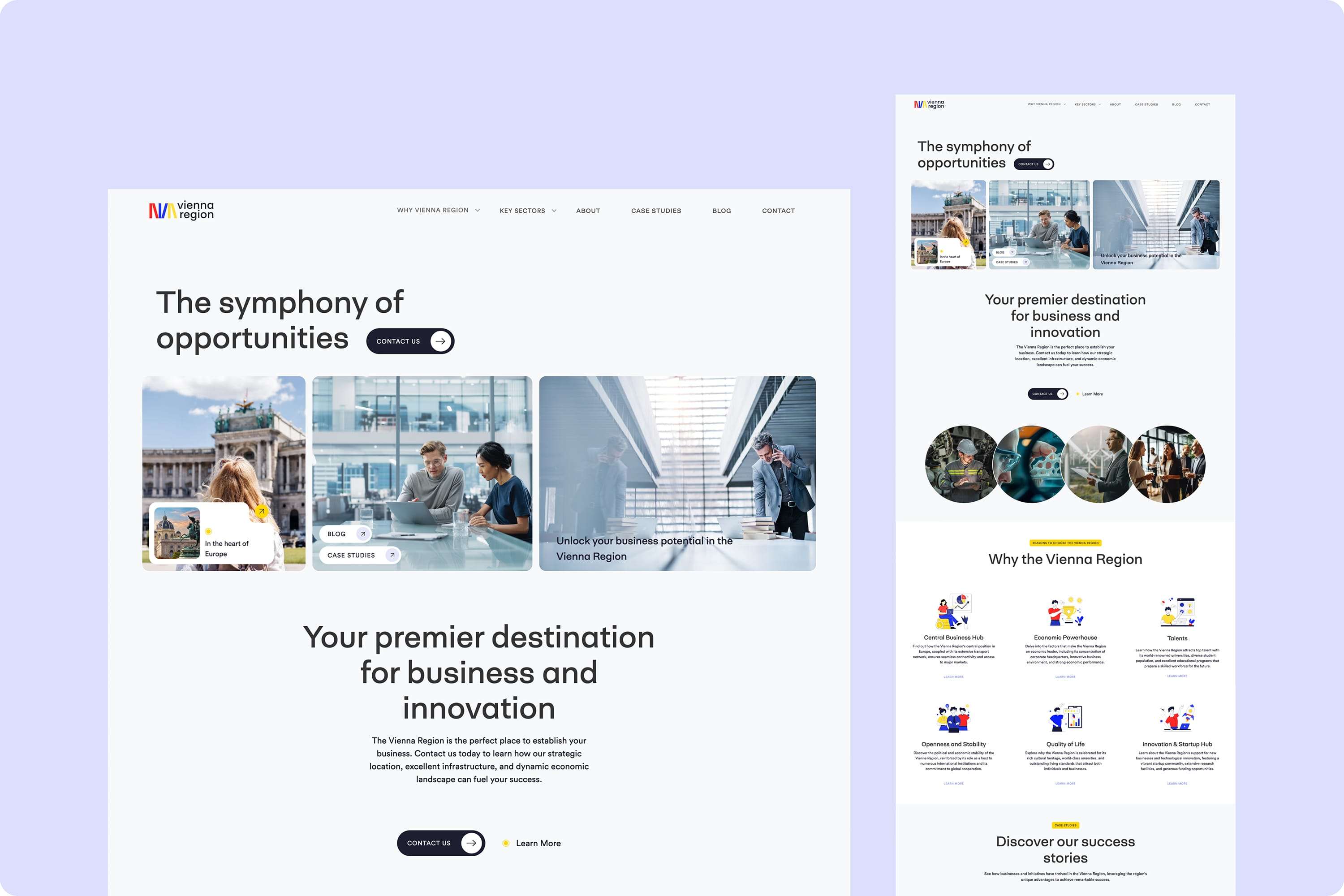Vienna Region Marketing GmbH is the driving force behind the international positioning of the Vienna Region. With tailored marketing and communication strategies, it helps businesses and investors discover and successfully leverage the unique advantages of the region.